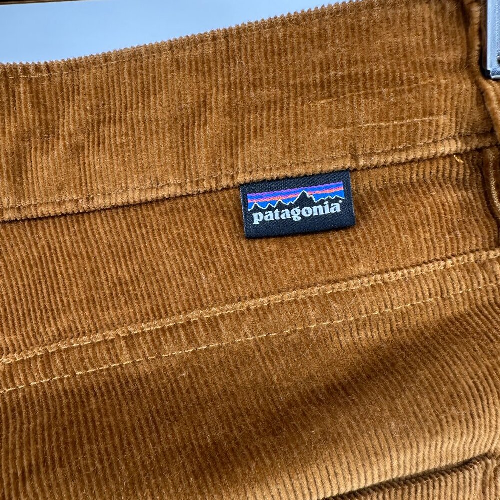 Patagonia Organic Cotton Corduroy Pants | Brown Slim Fit - Picture 2 of 8